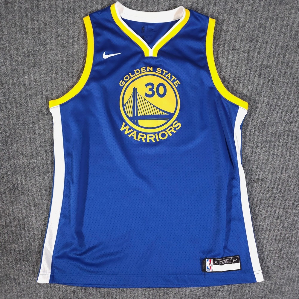 NIKE Warriors Swingman Steph Curry Jersey Size Youth XL